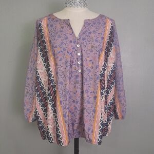 Floral Purple Women's Top